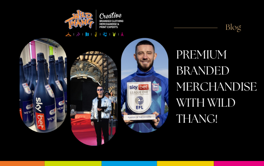 Premium branded merchandise with Wild Thang!